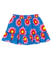 [Stella McCartney Kids] Stella McCartney Kids Floral cotton skirt Y 6 blue