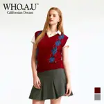 [WHO.A.U] ARGYLE 毛衣背心 | WHKVD4T31F