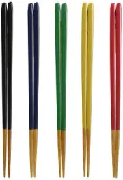 Chopsticks Customer Dishwasher Colorful 23cm Natural Bamboo Set of 5 67336