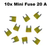 10x 20 AMP Mini Car Fuse Blade Truck Auto 20A Automotive Fuses