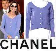 4.4K New Chanel 2012 Princess Tweed Purple Jacket 34 36 2 4 6 Shirt Top Coat M L