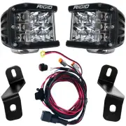 Rigid D-SS Pro Spot A-Pillar Hood Ditch LED Light Kit for 21-UP F-150 & Raptor