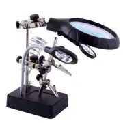 Magnifier Workstation Helping Hands Soldering Electronics Solder Clamp Jewelry