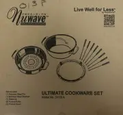 NEW Precision NuWave Ultimate Cookware Set 31120 A Steamer Fondue