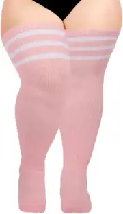 Ladies Top Thigh High Over the Knee Socks Extra Long Cotton Stockings Leg Warmer