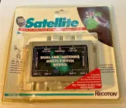 RECOTON Mini Dish Satellite Dual LNB/Antenna Multi-Switch w Power Pass DSV95 NEW