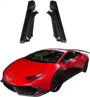 Real Carbon Fiber Side Skirts Compatible for Lamborghini Huracan LP580 LP610 Car Body Kit Side Extensions Style(FRP is not Painted)