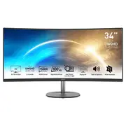 MSI PRO MP341CQ UWQHD 100Hz FreeSync Curved 34in Monitor