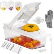 EOIBIS Vegetable Chopper, Pro Onion 13-in-1 Mandoline Slicer professional food C
