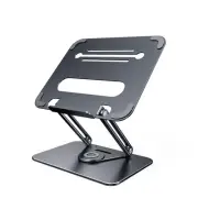 2X( Laptop Stand 360° Rotatable Notebook Holder Liftable Aluminum Alloy7761