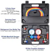 Air Conditioner Refrigeration Kit HVA/C Manifold Gauge R22 R134a R410a R404 Kits (for: Toyota)