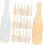 Mipcase Mini Bowling Game Set 20pcs Desktop Bowling Balls Pins for Parties Family Fun