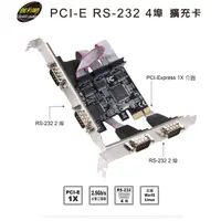 在飛比找蝦皮購物優惠-全新"附發票 公司貨"伽利略 PCI-E RS232 4 埠