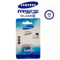 在飛比找蝦皮購物優惠-SAMSUNG 存儲卡 Micro SD 三星藍色 64GB