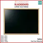 Blackboard Chalkboard Sign Hanging Large Chalk Board Message Wooden Cafe School
