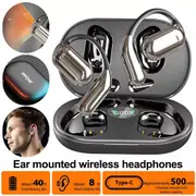 TWS Ear Bone Conduction Headphones Wireless Bluetooth 5.3 Open Ear Earphone Hook