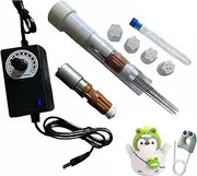 Electric Wool Felting Tool, Needle Felting Machine with 5 Replacement Needles, Handheld Felt Punching Machine, DIY Punch Needle Power Kits, Adjustable Speed, for Dry Wool Craft