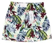 Lady Hagen Women's 16" Palm Overlap Snap Floral Skort Golf Tennis Skirt Size 14