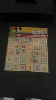 Disney Mickey Mouse Clubhouse Mickey And Minnie Learn And Grow Blocks - Sealed