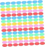 COHEALI Teractive Learning Tools Bingo Game Markers Poker Chips Plastic Counting Discs Math Games Versatile for Home Classroom