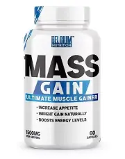 Belgium Nutrition Bulk Gain Mass & Weight Gainer, For Men & Women, 60 Capsule