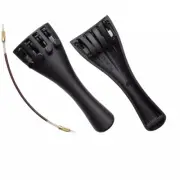 1pcs Carbon Fibre Tailpiece with Tuner Tailgut for 4/4 Full Size Violin