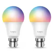 TP-Link Tapo L530B Smart Wi-Fi RGB LED Light Bulb B22 - 2 Pack [Tapo L530B(2-Pack)]