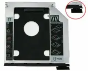 2nd HDD SSD Hard Drive Caddy with ejector for Dell Latitude E6440 E6540 M2800