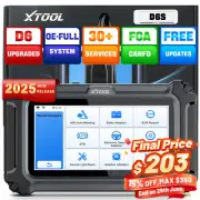 2025 XTOOL D6S Car OBD2 Scanner FCA Full System Diagnostic Tool 30+ Reset CANFD