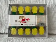 SARINA String Lights Pineapple Shaped - NEW Battery Operated 64" Long
