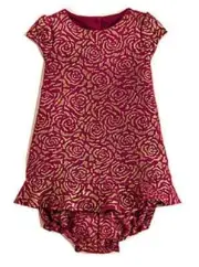 Pippa & Julie Infant Girls' Floral Knit Dress & Bloomers Set, Size 18M