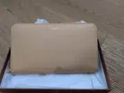BNWT Oroton Venture Large Zip Wallet - Sand - Clutch