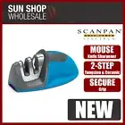 100% Genuine! Scanpan Soft Touch Spectrum Mouse Knife Sharpener Blue!