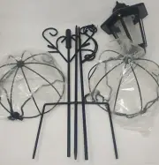 Lantern Stake w/ Planters Solar-Powered Lantern