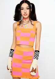 Crush Surprised To See Me Skirt Set