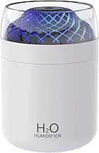 Kixolazr Desk Humidifier | USB Personal Humidifier,Cool Mist Humidification, Home Air Atomizer With Colorful Light For Travel Office