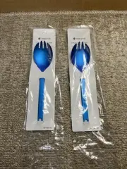 Snow Peak Online Only Titanium Flat-Tip Spoon Set Of 2 Japan Ship