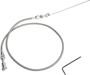 Throttle Cable, 36 Inch Throttle Cable Kit, 36inch Stainless Steel Throttle Control Cable Replacement for LS1 4.8/5.3/6.0L Engines 1999‑2007