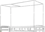 Universal Mosquito Net Bracket, Retractable Canopy Bed Frame, Telescopic Bed Canopy Frame, Bunk Bed Canopy,Bed Curtain Canopy, Adjustable Bed Canopy Support Frame for Student Dormitory