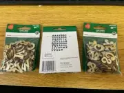 Lara’s Crafts 3/4” Curlz Wood Letters - 3 packages of 54 New Sealed
