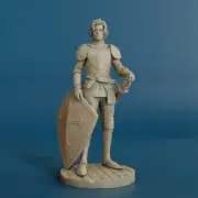 1/24 Resin Young Arthur King Unassembled Unpainted RW-889
