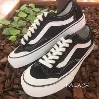 在飛比找Yahoo!奇摩拍賣優惠-?新款?現貨?Vans style36 開口笑系列 黑底白線