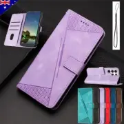 For Samsung S24 FE S23 S22 S21 Ultra Plus Note20 Flip Leather Wallet Cover Case
