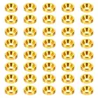 M3 Finish Countersunk Washer 60pcs Aluminum Alloy Cup Screw Gasket Gold Tone