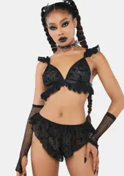 [Trickz N' Treatz] Witch You Were Here Lingerie Set