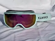 Giro Moxie Snow Goggles, Light Mineral Thirds, Amber Pink Black/Bonus Yellow