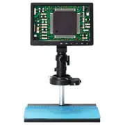 HAYEAR 16MP Digital Microscope, 10.1 inch LCD HD Screen, 150X C-Mount Lens - EU Plug