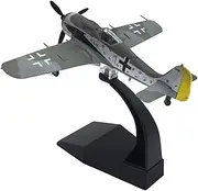 1/72 Scale fw190 Fighter Model Desktop Decoration Simulation Home Decor Ornament Diecast Plane Model Aircraft Model Toy for Gift Collection