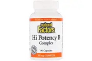 Natural Factors, Hi Potency B Complex, 90 Capsules