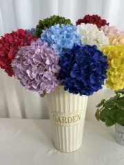 58cm Heads Hydrangea bouquet silk Artificial Flowers for Party Wedding living ro